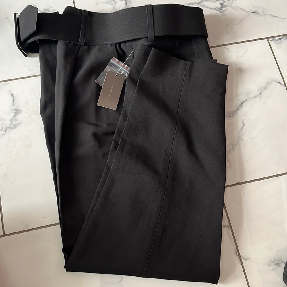 SUZY SHIER BELTED DRESS PANT NEW WITH TAGS IN SIZE SMALL